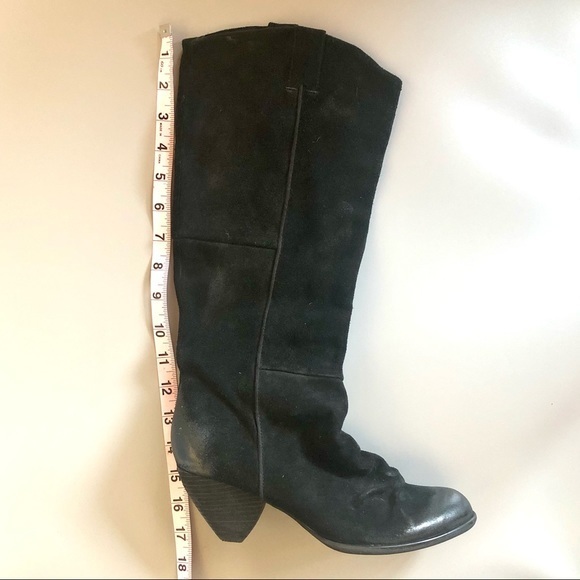 Gunmetal Idaho slouchy suede boot in black sz 38 - Picture 6 of 6